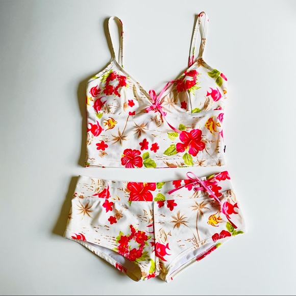Tommy Hilfiger Other - Tommy Hilfiger Floral 2 pieces Swim Suit - Size S